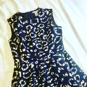 H&M Black/Cream A Line Dress